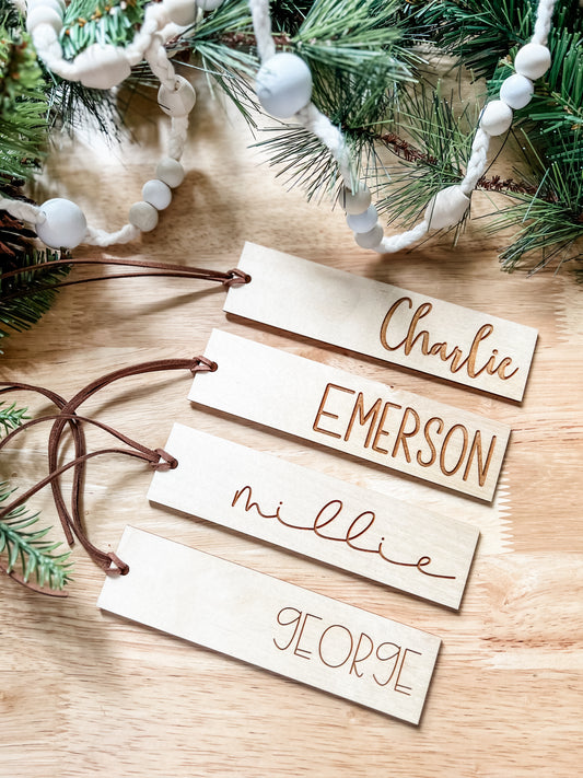 Simple Stockings Tags