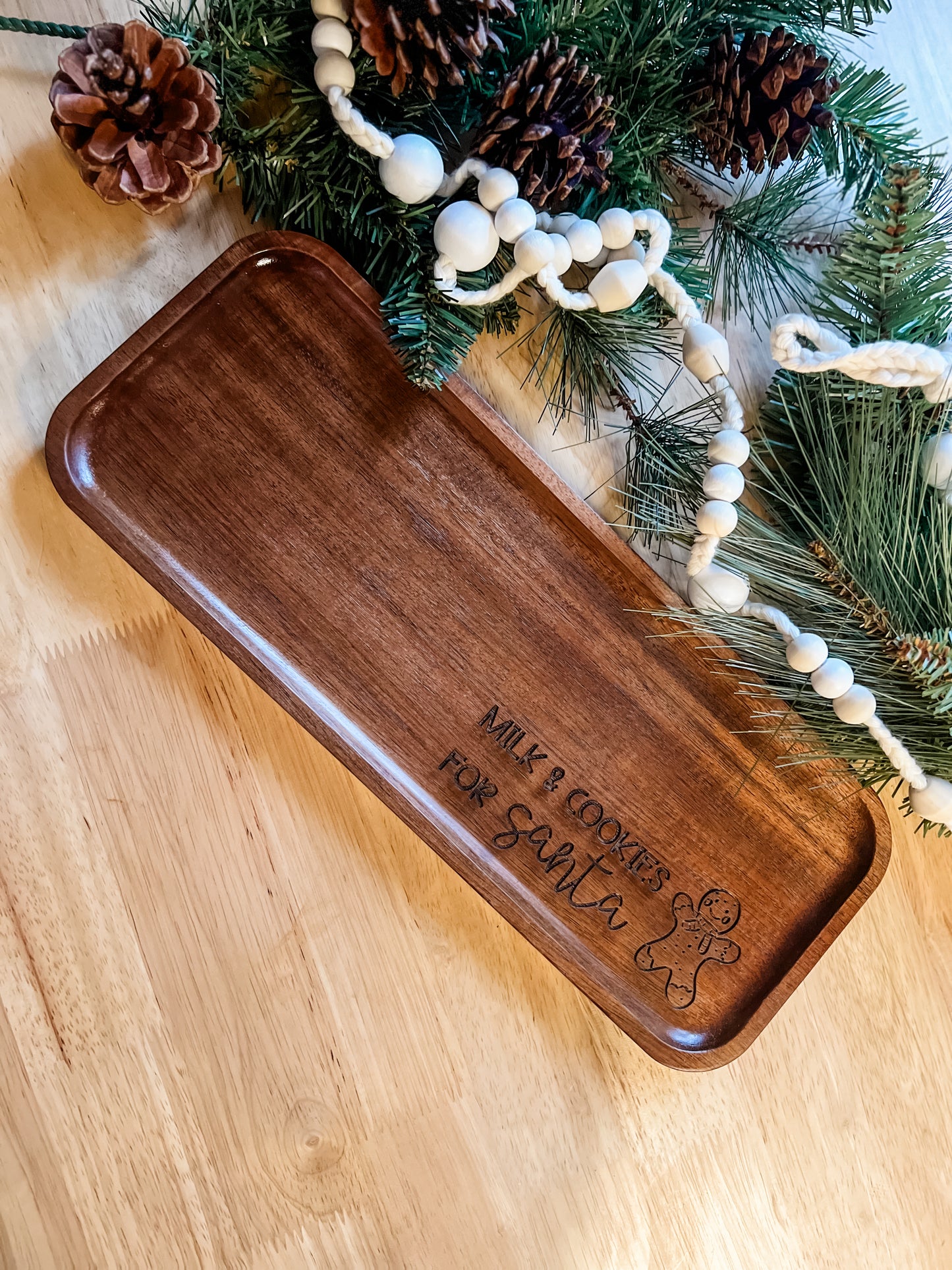 Santa Cookie Tray