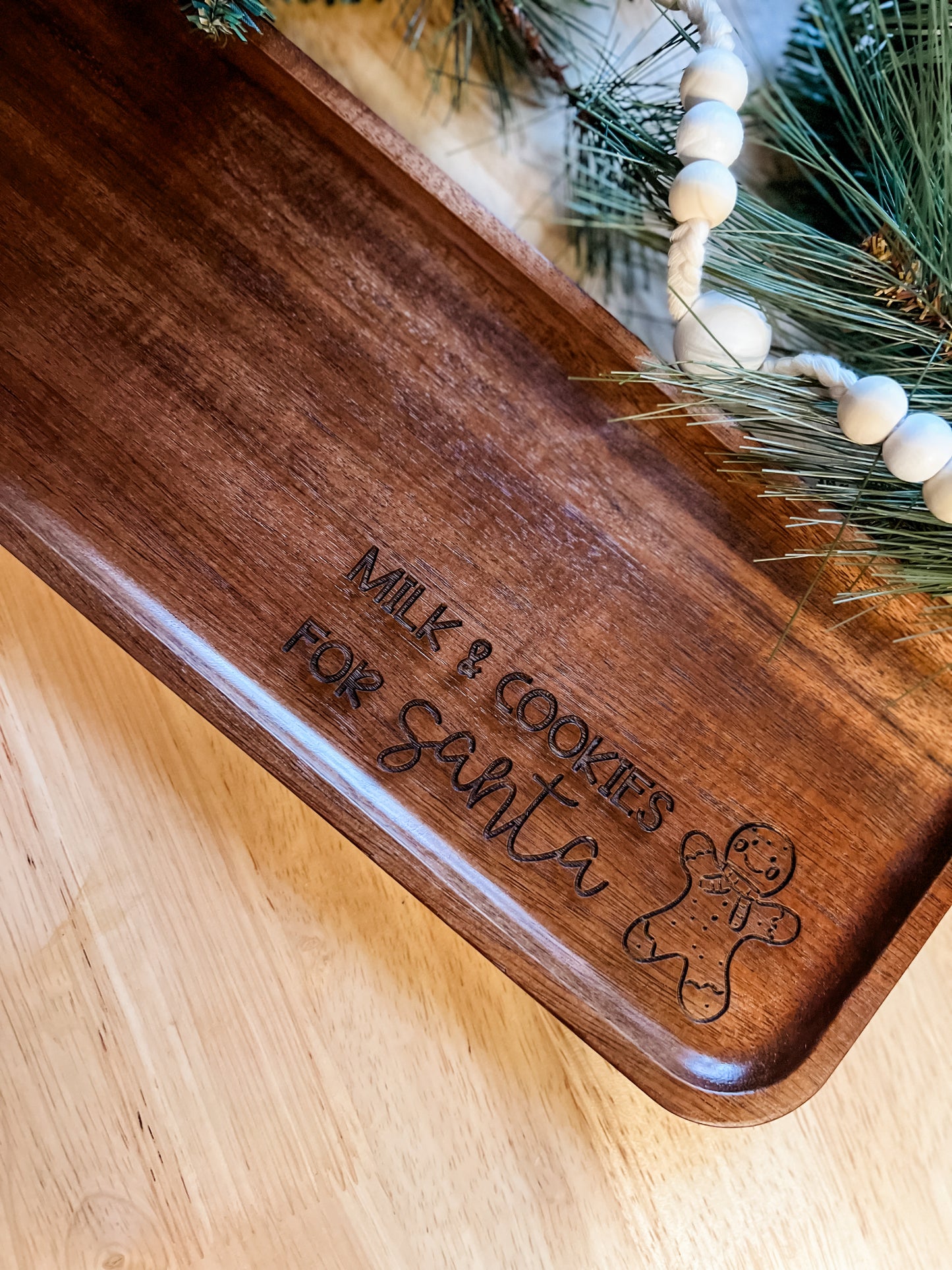 Santa Cookie Tray