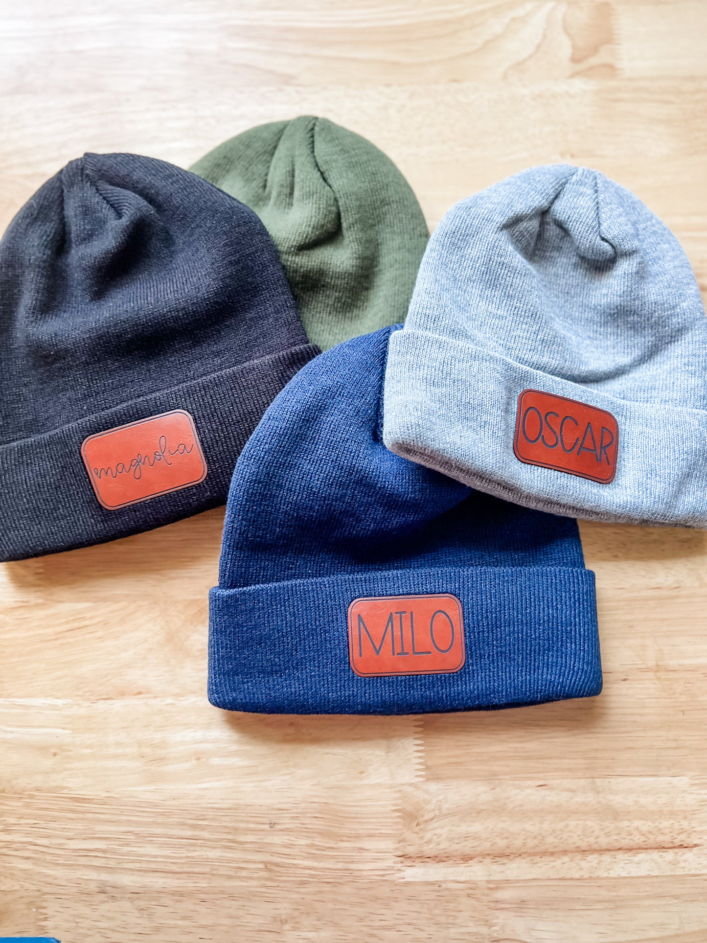 Beanie with Personalized Patch