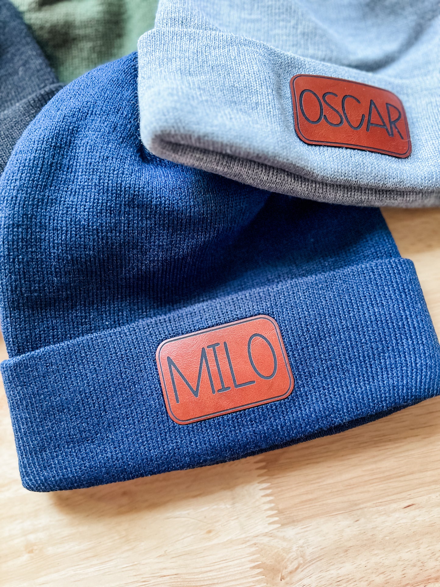 Beanie with Personalized Patch