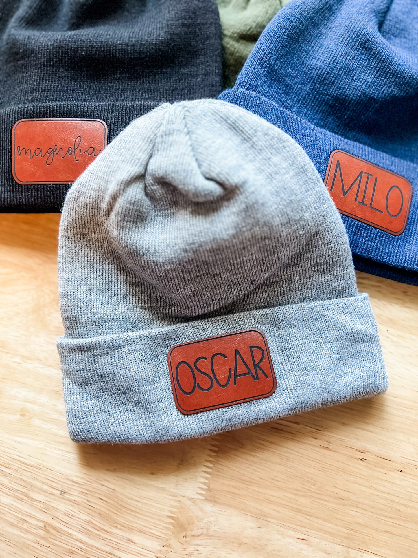 Beanie with Personalized Patch