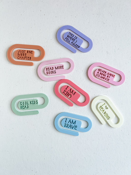 Paperclip Saying Bookmark