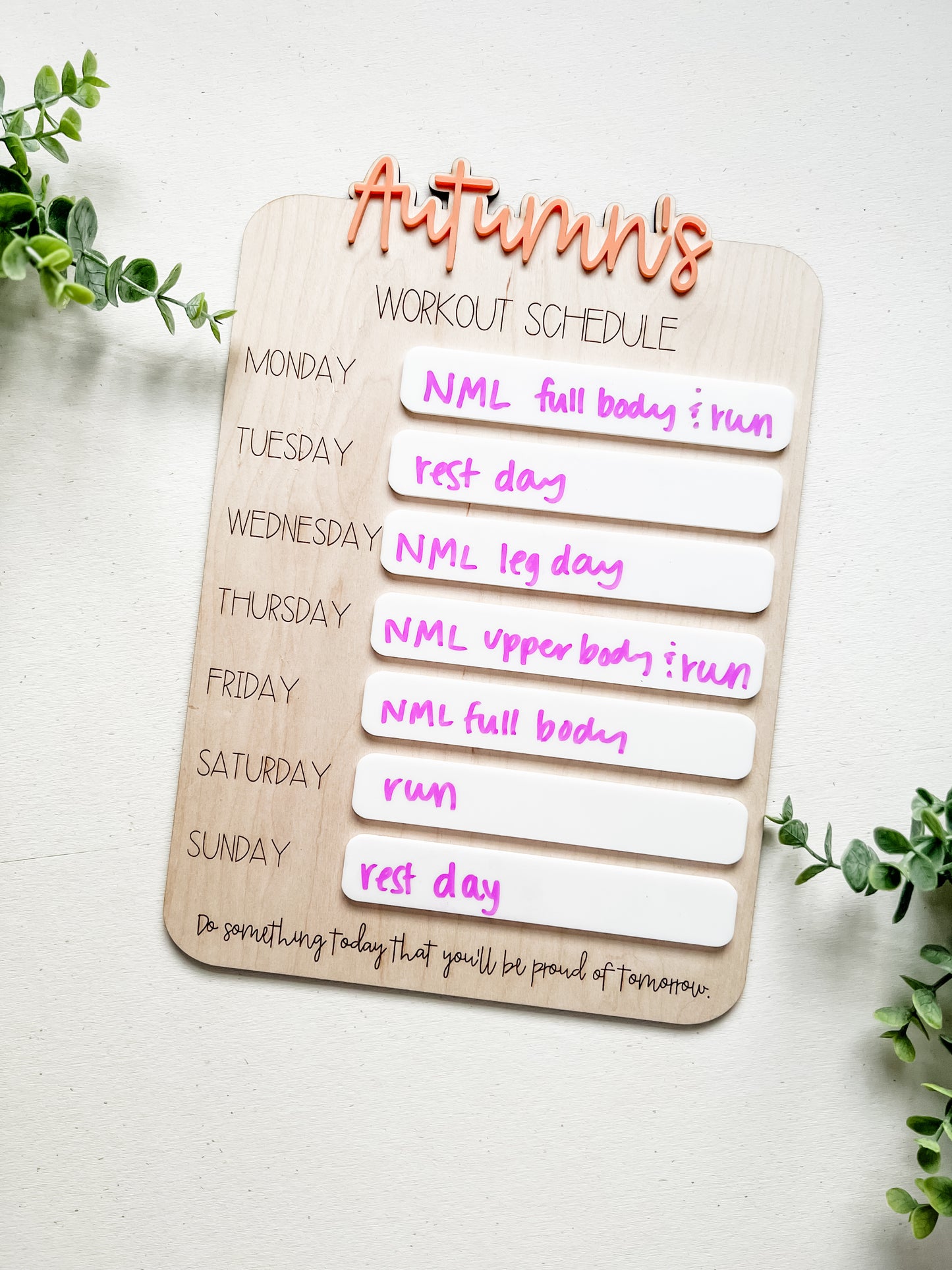 Workout Schedule